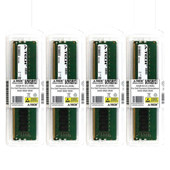32GB 4 x 8GB Memory RAM for DELL PRECISION 3420 3620 3630 T3420 T3620 T3630 SFF-FoxTI