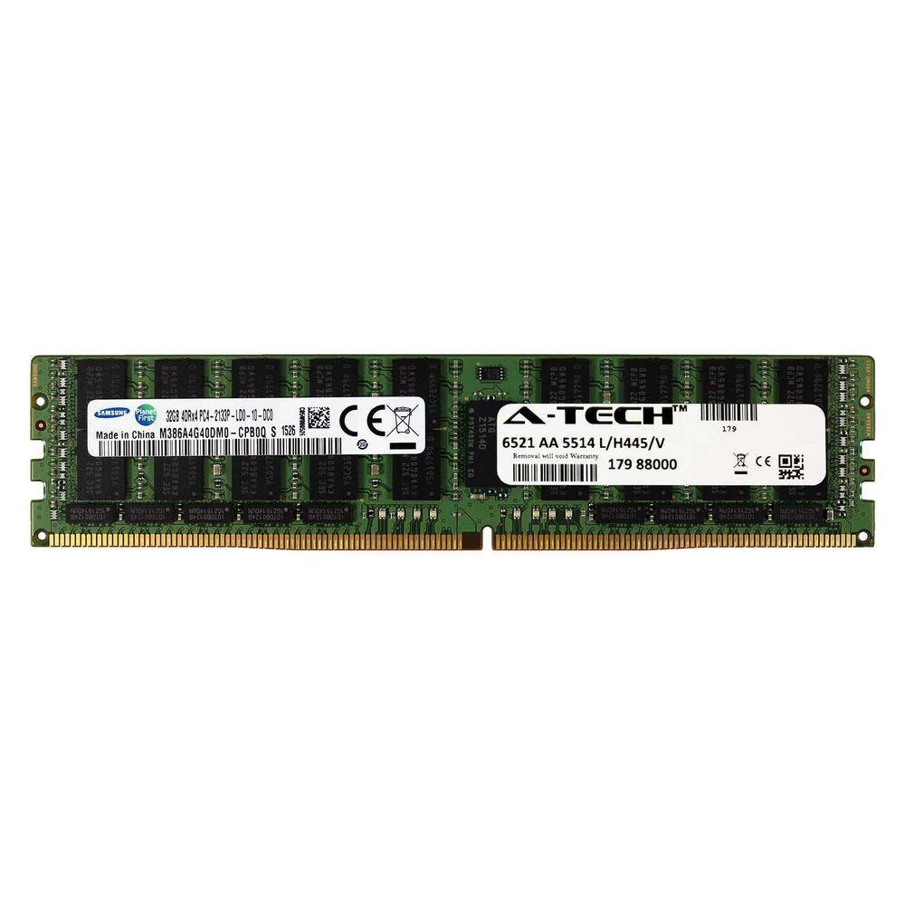 R730xd Memory 32GB DDR4 2133MHz ECC LRDIMM RAM For Dell PowerEdge ...