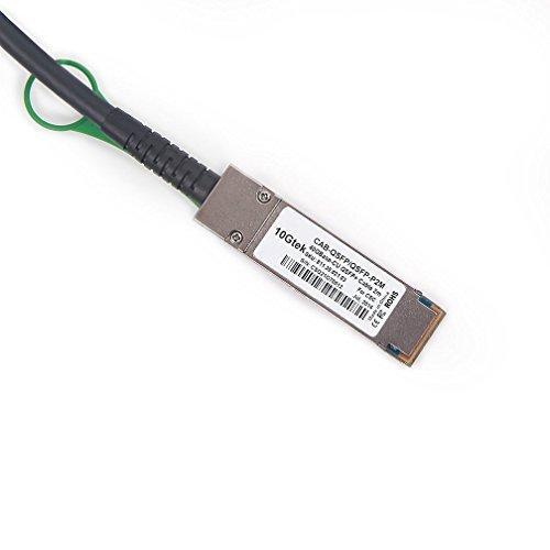 40G QSFP+ DAC Cable - 40GBASE-CR4 Passive Direct Attach Copper Twinax QSFP Cable for HPE JG328A Devices, 5m-FoxTI
