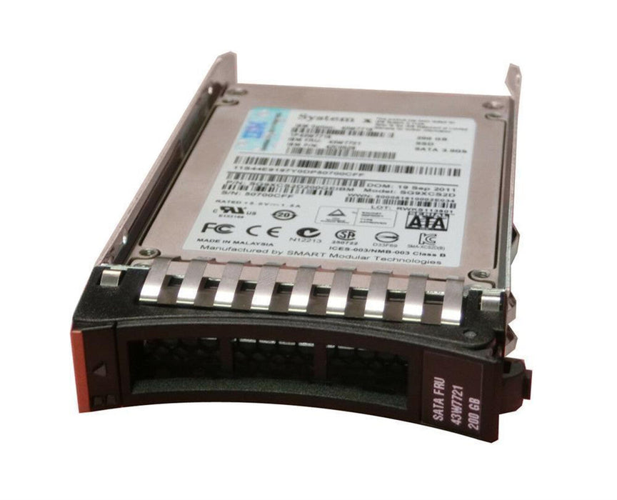  43W7718 - IBM 200 GB SATA 2.5" MLC HS SSD, FRU 43W7721 / SG9XCS2D IBM