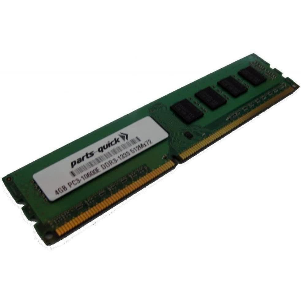 4GB RAM Memory Upgrade for HP Compaq ProLiant ML110 G6 PC3-10600E DDR3 1333MHz 2Rx8 ECC Unbuffered UB DIMM Module (PARTS-QUICK Brand)-FoxTI