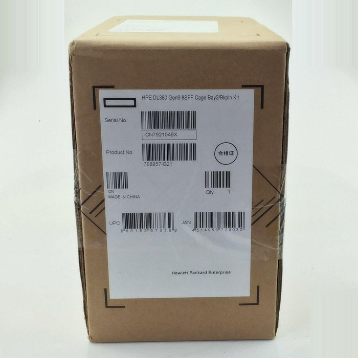 768857-B21 HPE DL380 Gen9 Additional 8SFF Bay2 Cage/Backplane Kit US Stock 888182973769-FoxTI