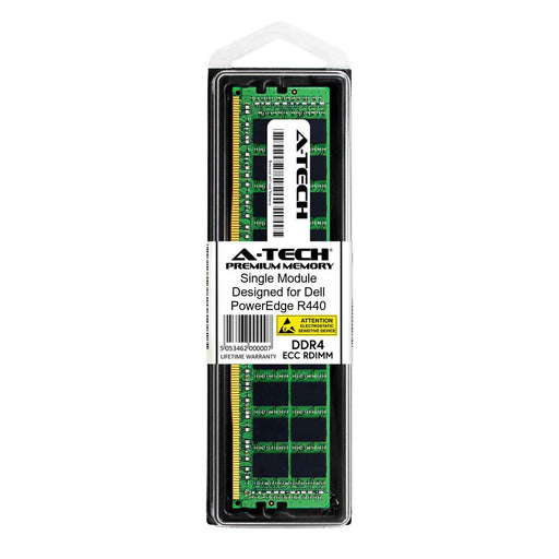 A-Tech 32GB Module for Dell PowerEdge R440 - DDR4 PC4-21300 2666Mhz ECC Registered RDIMM 2Rx4 - Server Specific Memory Ram (AT316637SRV-X1R5)-FoxTI