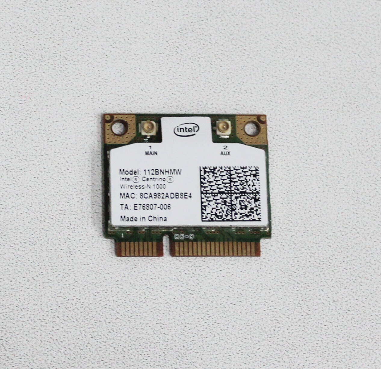 Cartão HP Pavilion dm4-2000 Genuine Intel Wireless WiFi Card 112BNHU 593530-001 Intel