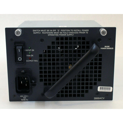 Cisco PWR-C45-2800ACV CATALYST 4500 SPARE 2800W AC Power Supply with Power Cord-FoxTI