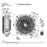 Cooler Ebmpapst K2E200-AH20-05 Cooling Fan AC 230V 70/87W  50/60Hz Cabinet Filter Fan - MFerraz Tecnologia