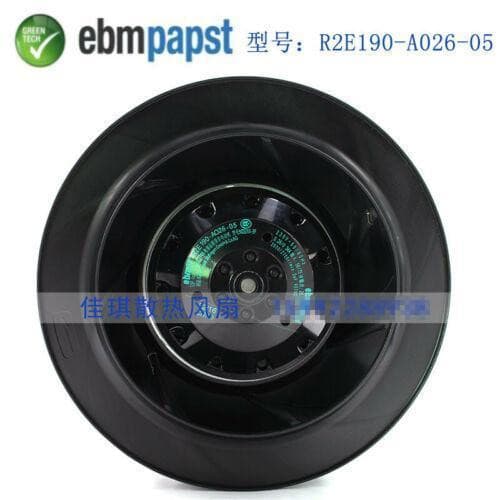 Cooler ebmpapst R2E190-AO26-05 centrifugal fan R2E190-A026-05-FoxTI