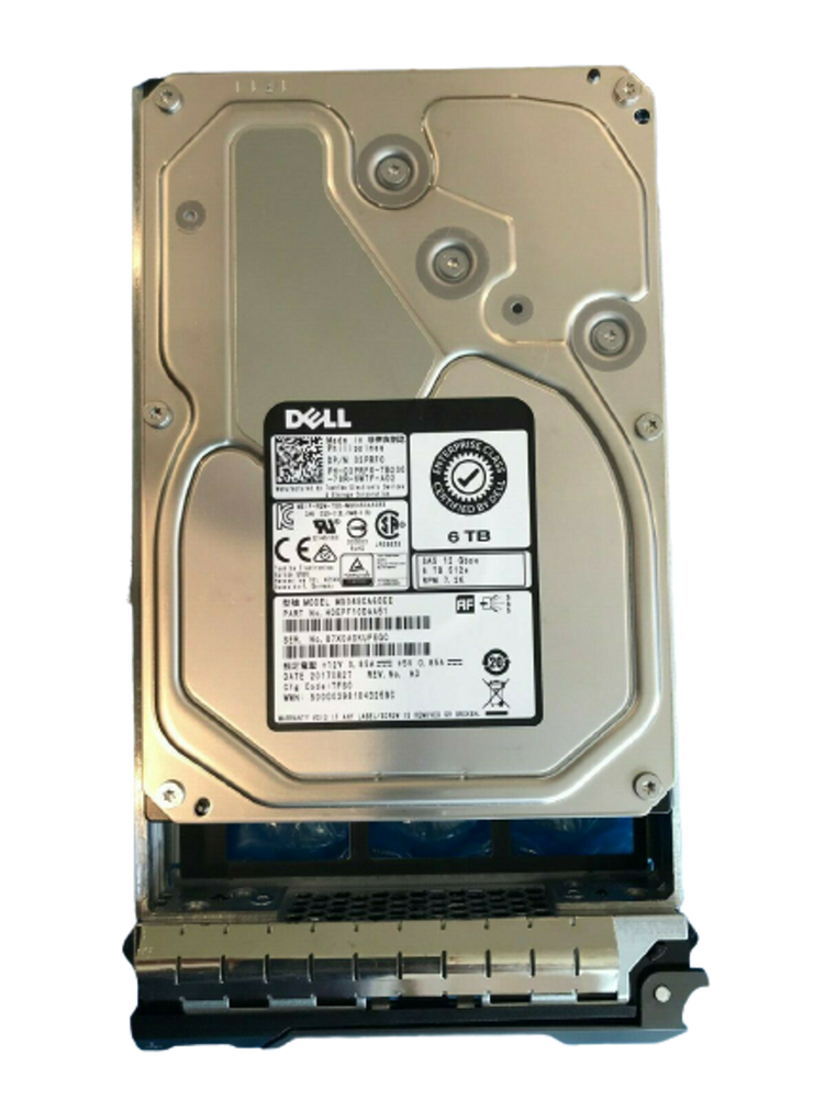 DELL 03PRF0 MG04SCA60EE  6TB 12G 7.2K LFF 3.5" SAS HDD R710 R720 R730 R430 3PRF0 Dell