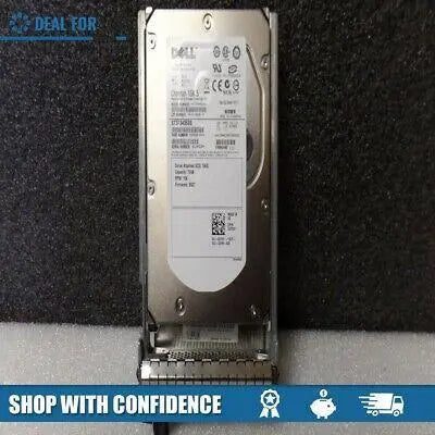 DELL 0GY581/GY581/9Z3066-054/ST373455SS- 73GB 15K SAS 3.5" HARD DRIVE WITH TRAY-FoxTI