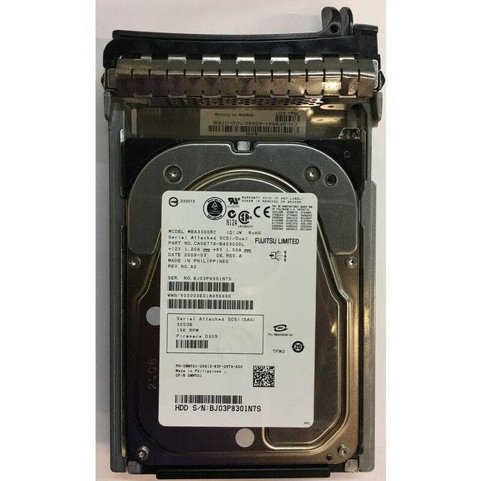 Dell 300GB, 10KRPM, SAS, w/ tray 2.5" - 9FK066-050-FoxTI