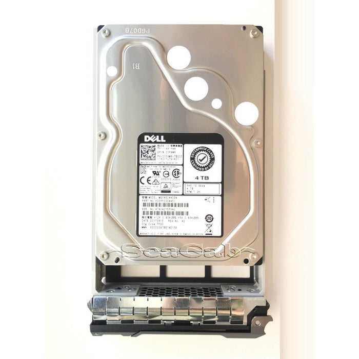Dell 4TB 7.2K SAS 12Gbps 3.5" Drive for PowerVault MD1200 MD1400 MD3400 Arrays-FoxTI