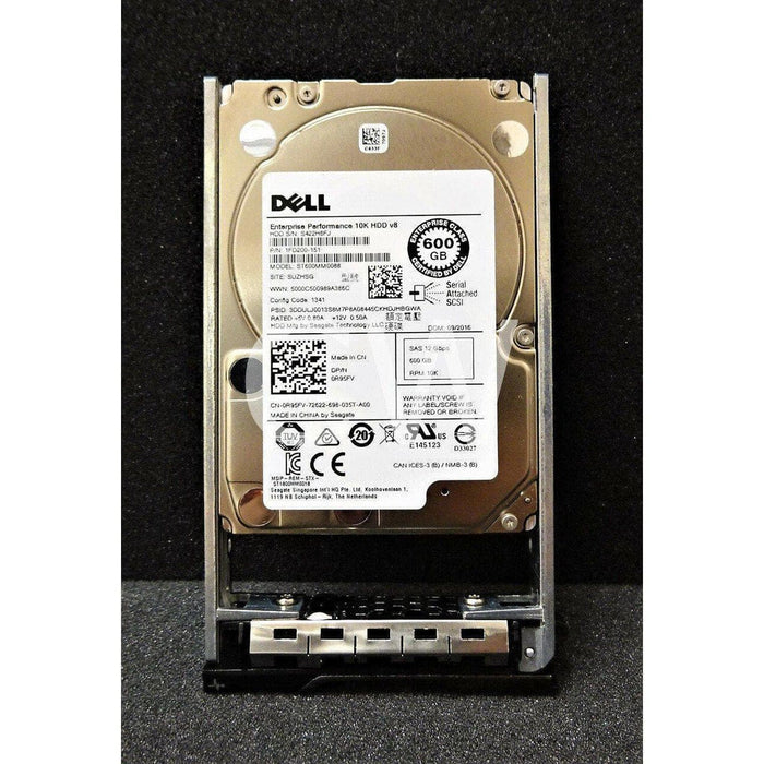 Dell R95FV 0R95FV 600GB 10000RPM 12Gb/s 2.5in SAS Hard Drive ST600MM0088 616639019636-FoxTI