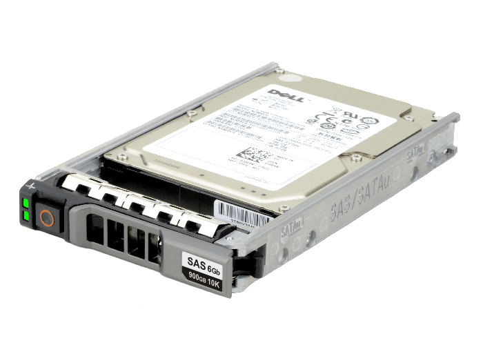 900-GB 10K-RPM SAS 6-Gbps 2.5-Inch Compatible with Dell PowerEdge Servers T20 C1100 R230 T430 T330 02RR9T 09X49P 08JRN4 Enterprise Internal Hot-Swappable Hard Drive in a 13G Dell Caddy