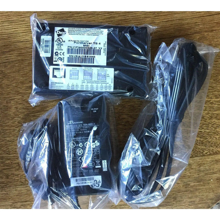Digi Portserver TS-4 MEI 50000836-27 w/ AC adapter+full warranty Port Server TS4-FoxTI