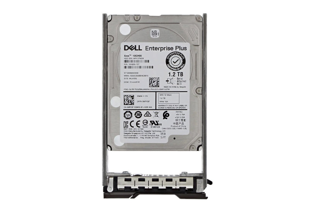 Disco Dell Compellent 1.2TB 10K SAS 2.5" Enterprise Plus Hard Drive for SC220 SCv2020 Dell