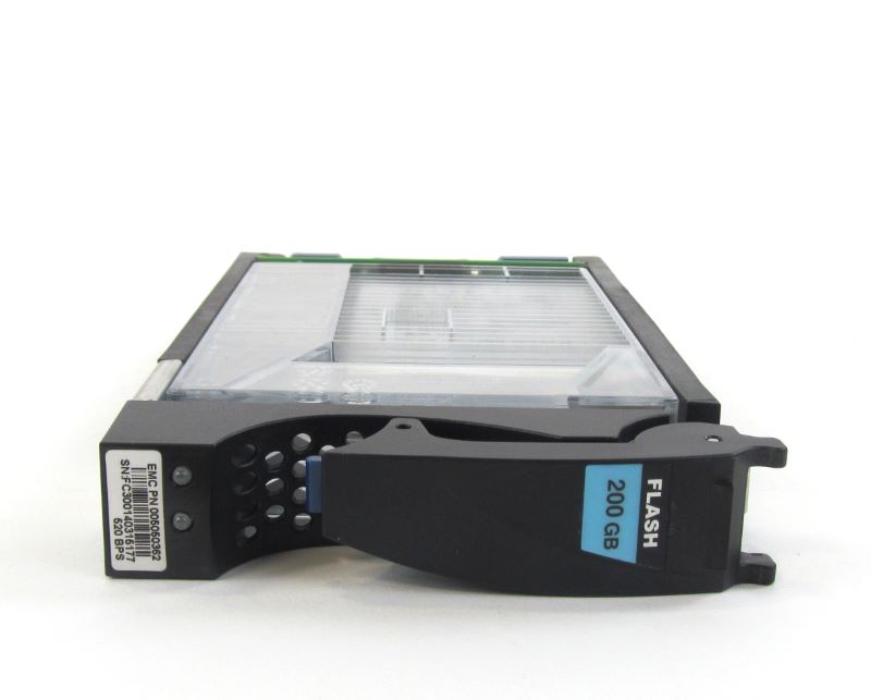 Disco EMC 005050362 200GB  SSD 3.5" SAS DRIVE V3-VS6F-200 w/VNX5700 TRAY 118000382-05 EMC