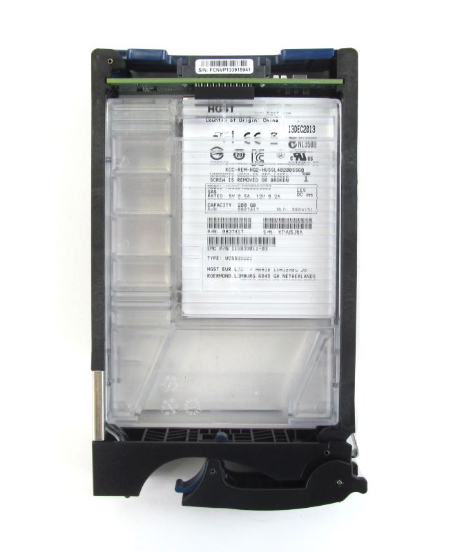 Disco EMC 005050362 200GB  SSD 3.5" SAS DRIVE V3-VS6F-200 w/VNX5700 TRAY 118000382-05 EMC