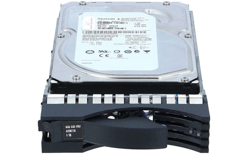 Disco IBM 42D0778 1TB 7200RPM 6G 3.5" SAS Hard Drive LFF HDD w/ Tray 42D0777 42D0781 IBM