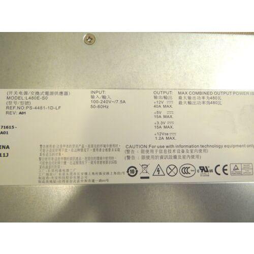 Fonte DELL PowerEdge R410 Non-Redundant 480w Power Supply L480E-S0 PS-4481-1D-LF H411J - MFerraz Tecnologia
