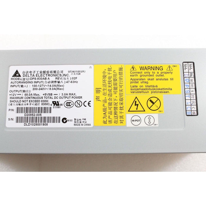 Fonte FXX830WPSU DPS-830AB A 830W Redundant Power Supply FOR SC5400 735858180269-FoxTI