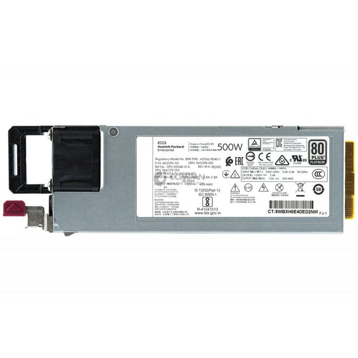 Fonte HP 500W Gen10 Power Supply Low Halogen Platinum DL380 DL360 G10 865408-B21 HP