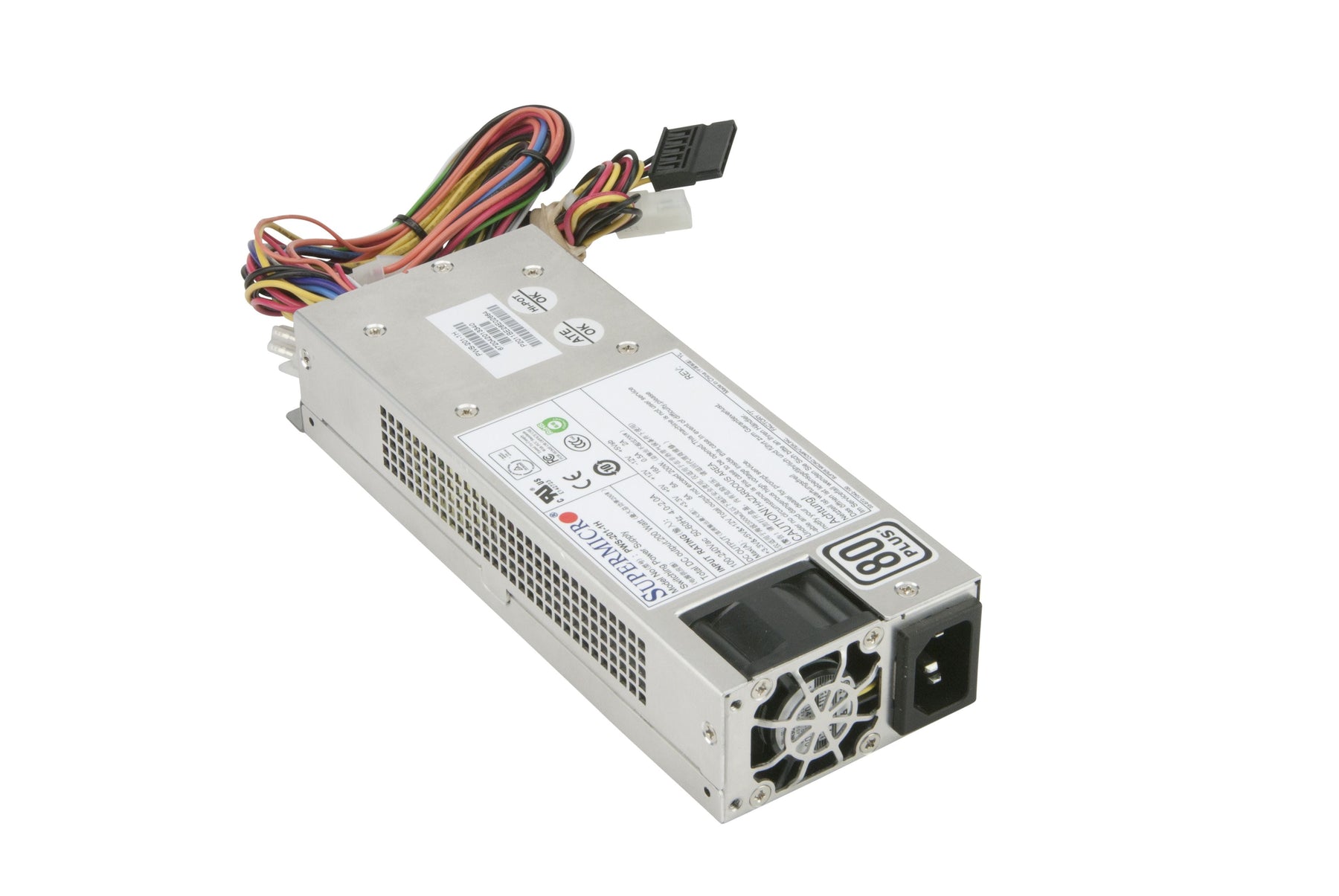 Fonte Supermicro PWS-201-1H Power supply ( internal ) - 80 PLUS - AC 100-240 V - 200 Watt - PFC Supermicro
