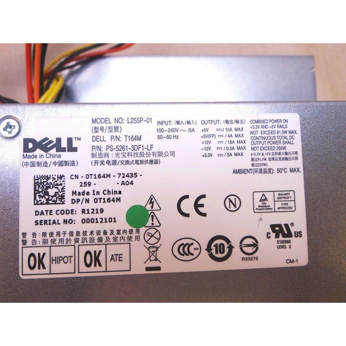 L255P-01 — Fonte 255W Dell OptiPlex 580/760/780/960
