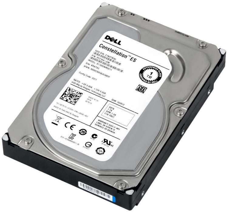 HD 1TB SATA 7.2k RPM 3.5" 6G Hot Plug para Dell 2T51W Dell