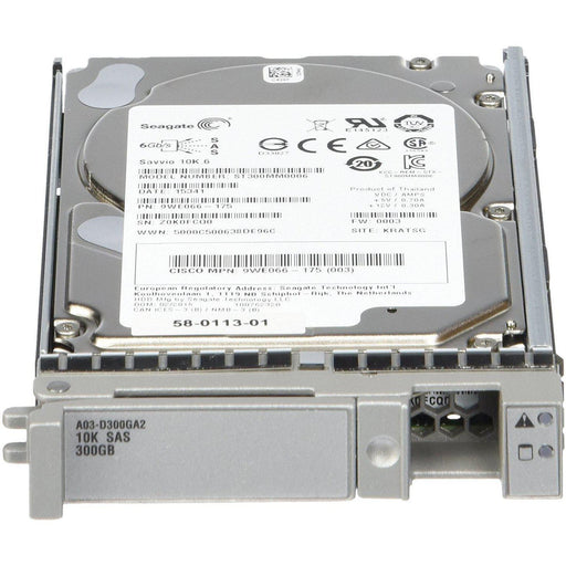 HD 300GB SAS 10k RPM 2.5 " 6GB Hot Plug para Cisco A03-D300GA2-FoxTI