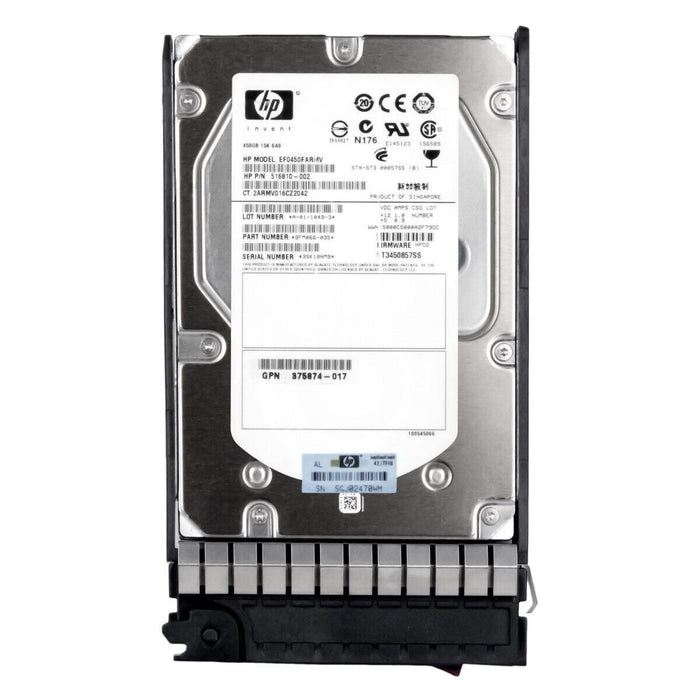 HD 450GB SAS 15k RPM DP 6G para HP 533871-002 HP