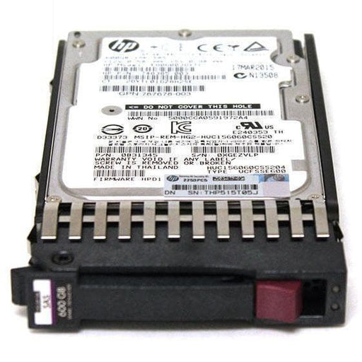 HD 600GB SAS 15k RPM 2.5" 12G para HP Eh0600jdytl-FoxTI