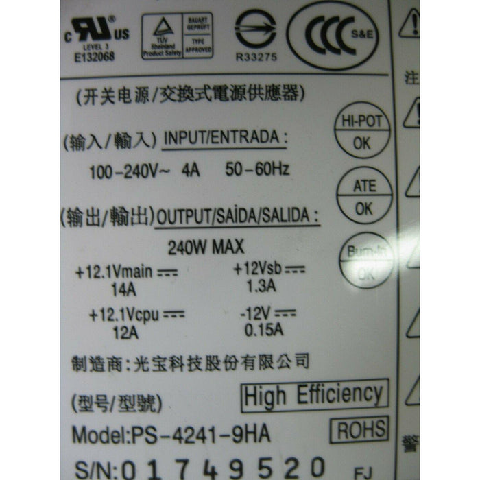 HP 6000 Power Supply PS-4241-9HA HP Part No 503376-001-FoxTI