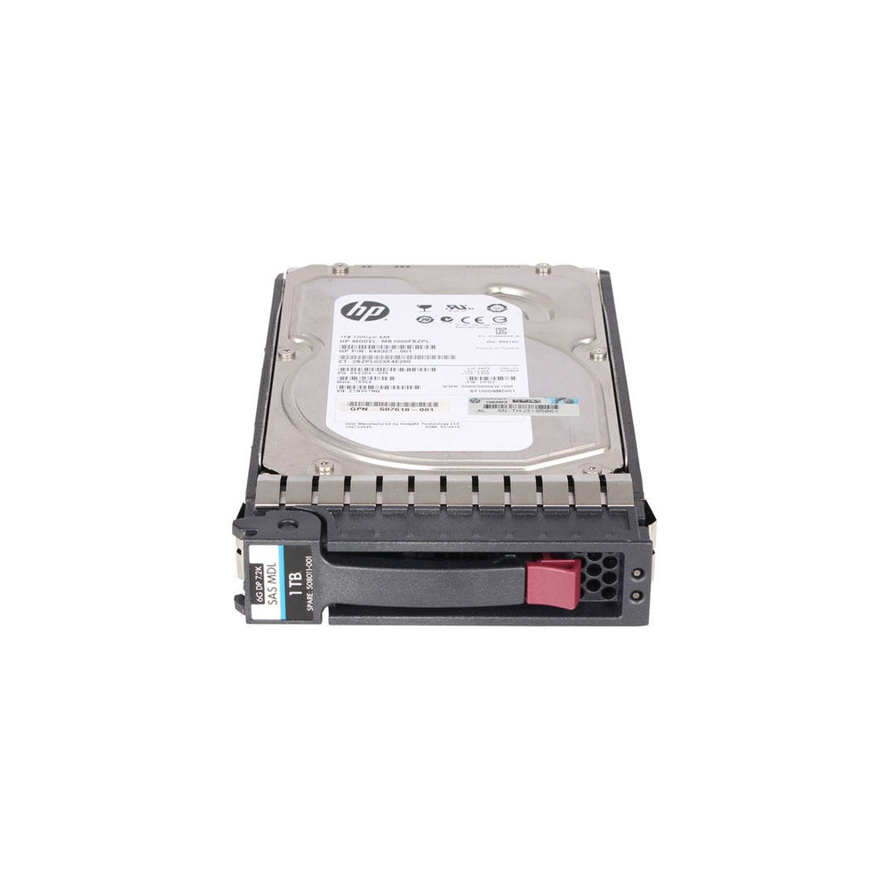 HP 652749-B21 1TB SAS Plug-In Module 7.2K 2.5" SFF HDD Hard Drive w/ G8/G9 Tray