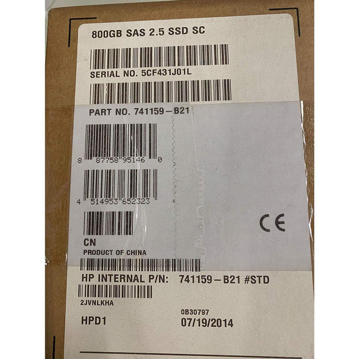 HP 741159-B21 G8 G9 800-GB 2.5 SAS HE 12G EP SSD-FoxTI