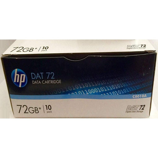 HP C8010A Data Tape DAT 72 Digital Data Storage 72 GB 10-Pack-FoxTI