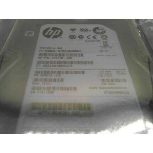 HP P2000 2TB 6G 7.2K LFF 3.5" SAS HDD HARD DRIVE ST2000NM0023 (719770-002) - MFerraz Tecnologia