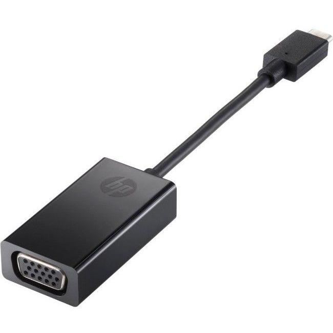 HP USB-C to VGA Adapter (N9K76AA) 889894098092-FoxTI