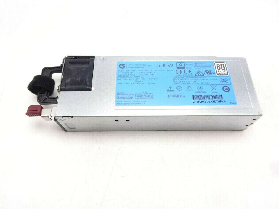 HPE ISS 720478-B21 - HP 500W Flex Slot Platinum Hot Plug Power Supply Kit Fonte