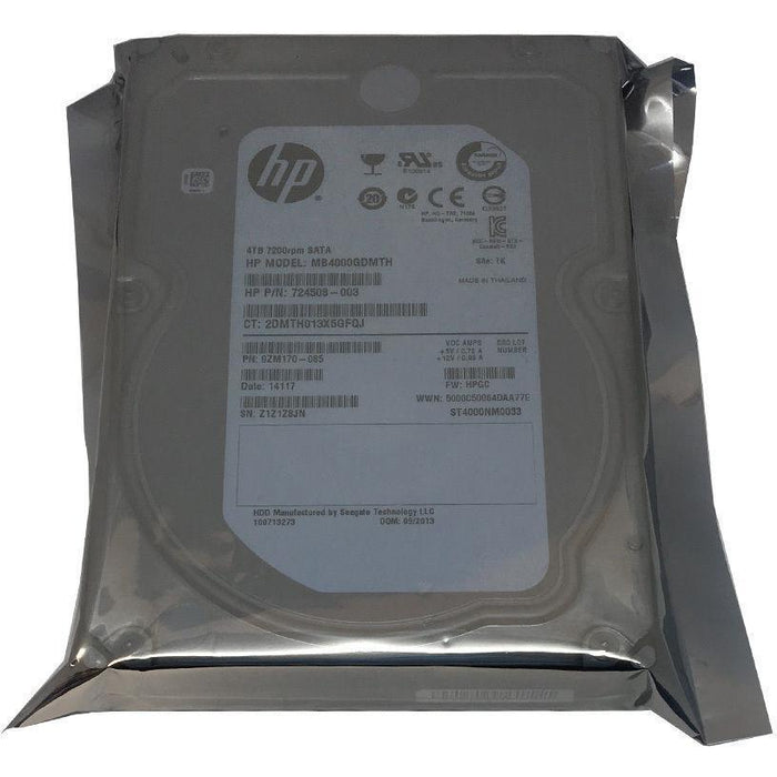 HP/Seagate ST4000NM0033 (MB4000GDMTH) 4TB 7200RPM SATA 6Gb/s 3.5" Hard Drive 763649030004-FoxTI