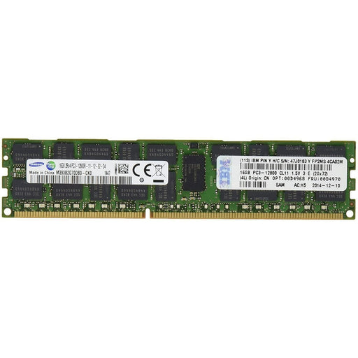IBM 16GB (1X16GB) PC3-12800 CL11 ECC DDR3 SDRAM RDIMM Server Memory 00D4968 (Renewed)-FoxTI