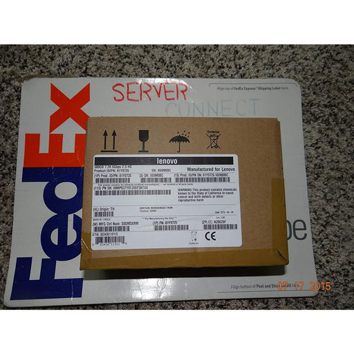 IBM 81Y9727 500GB 7.2K RPM 2.5 SATA 6GBPS SFF HS Hard Drive 81Y9727 disco - MFerraz Tecnologia