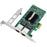 Intel 82576 Chip E1G42ET 1.25G Gigabit PCI Express 2.0 X1 Ethernet Converged Network Adapter (NIC), Dual RJ45 Copper Ports-FoxTI