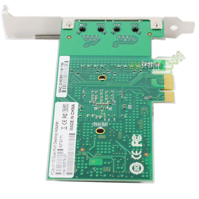 Intel 82576EB RJ45 Dual Port PCI-E X1 1Gbps Gigabit Server Adapter ROS Vmare-FoxTI