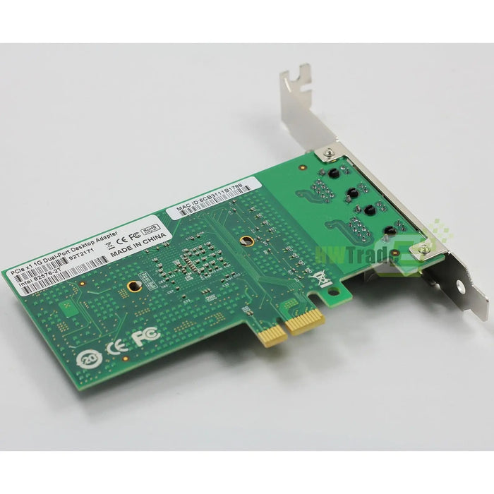Intel 82576EB RJ45 Dual Port PCI-E X1 1Gbps Gigabit Server Adapter ROS Vmare-FoxTI