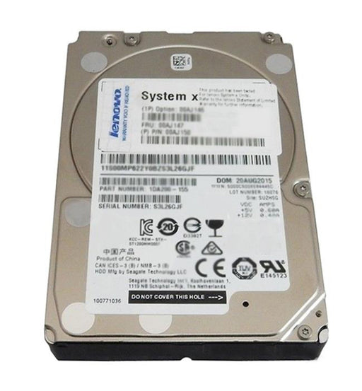Lenovo 7XB7A00037 ThinkSystem 2.5" 2TB 7.2K SATA 6Gb Hot Swap 512e HDD Lenovo