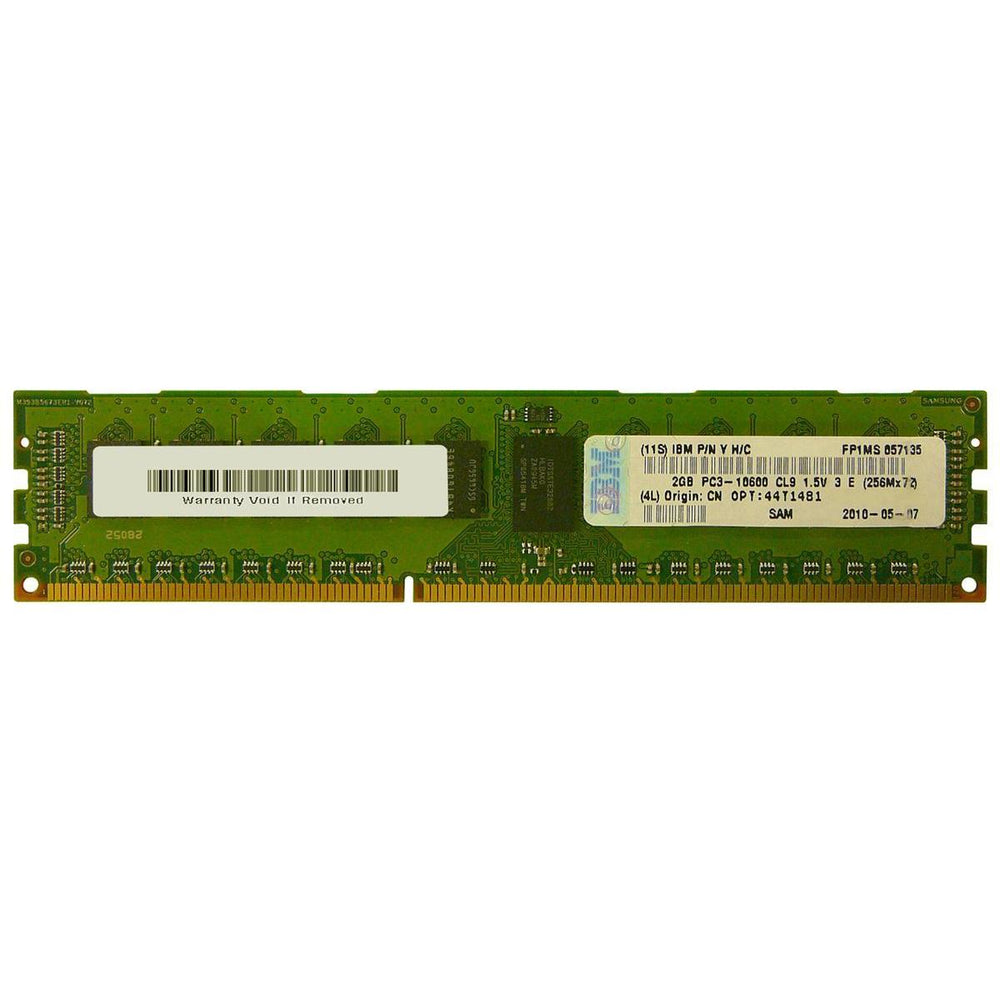 Memória 2GB (2Rx8) DDR3 1333MHz 240-Pin ECC UDIMM PC3-10666 para IBM-FoxTI