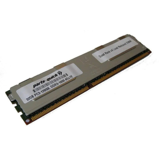 32GB Memory for HP ProLiant ML350e Gen8 (G8) DDR3L PC3-12800L 1600MHz ECC LRDIMM (PARTS-QUICK BRAND)-FoxTI