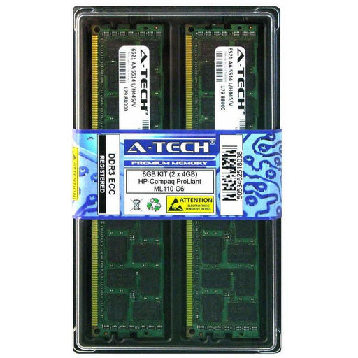 Memória 8GB DDR3 1333MHz 240-Pin ECC RDIMM para HP EB1-051803-FoxTI