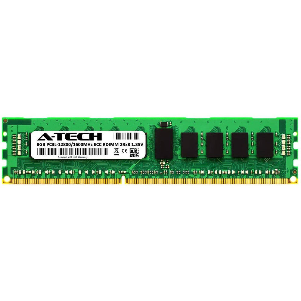 Memoria 8GB for DELL PowerVault NX3100 (1 x 8GB) PC3-12800 (DDR3-1600) ECC Registered RDIMM 240-Pin 2Rx8 1.35V Server Memory RAM - MFerraz Tecnologia