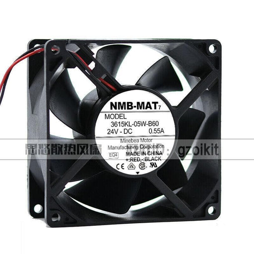 NMB-MAT 3615KL-05W-B60 24V 0.55A 92*92*38MM 9CM Inverter Cooling Fan-FoxTI